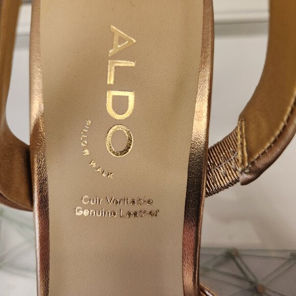 ALDO "Basanti" Leather Slingback heels. NIB. Size 6 - Picture 5 of 10